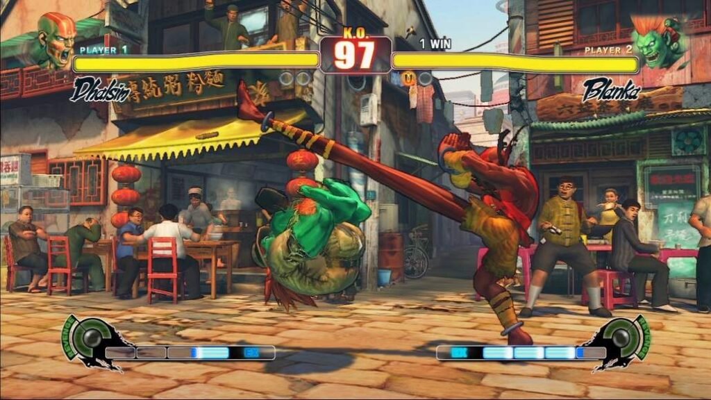 Super Street Fighter IV Ultra Combo system in action