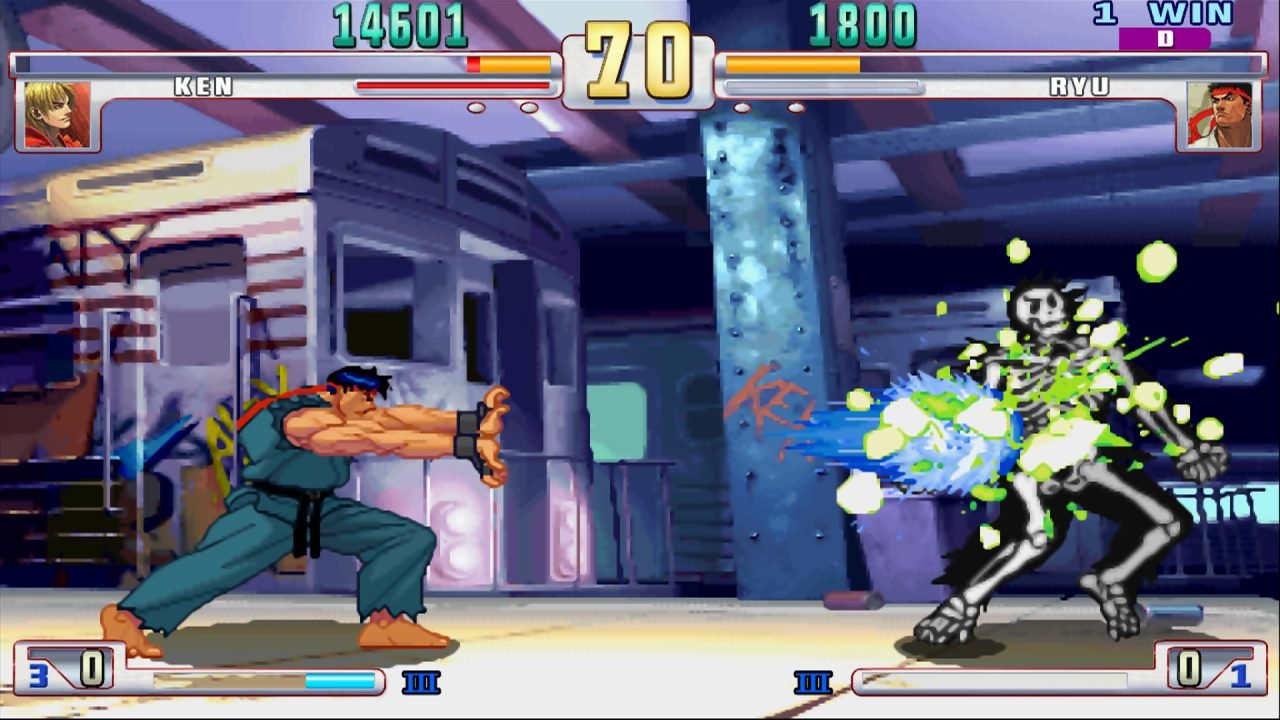 Street Fighter III 3rd Strike parry system in high-level competitive play