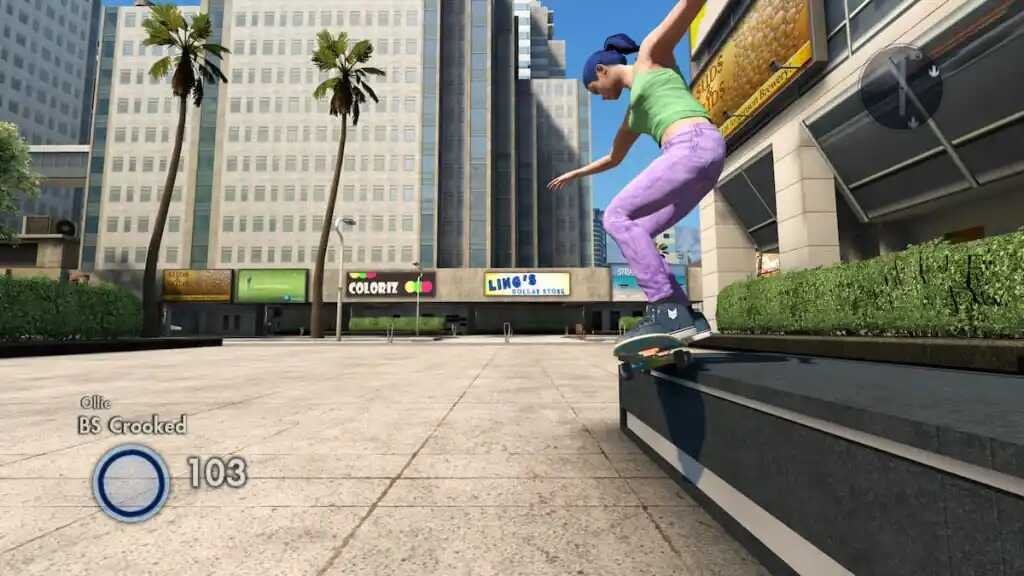 Skate 3 team recruitment and brand progression screen showing player-created skate team members