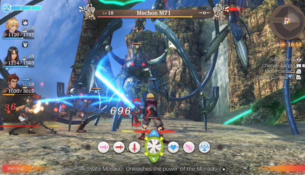 Xenoblade Chronicles: Definitive Edition Gameplay