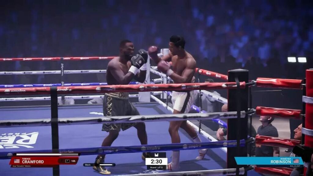 Undisputed boxing simulation gameplay on PC